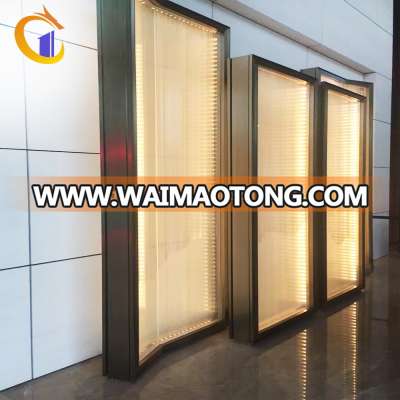 Perforated Products Partition Divider Art Stainless Steel Screen With Led Light